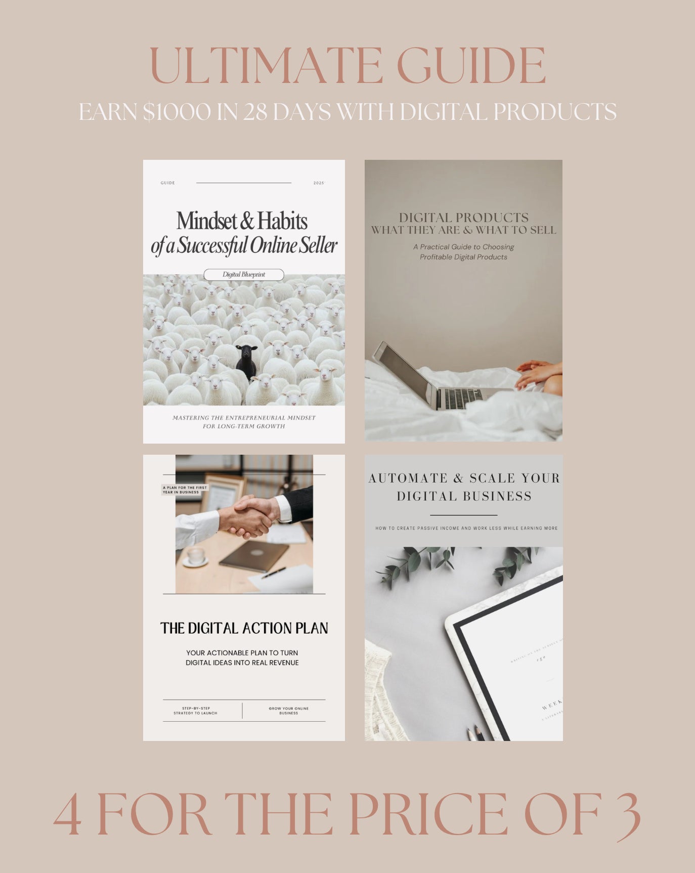 Ultimate Guide - Earn $1000 in 28 days with digital products